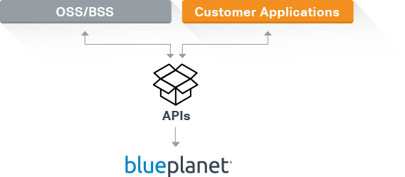 Diagram of Blue Planet's Open APIs