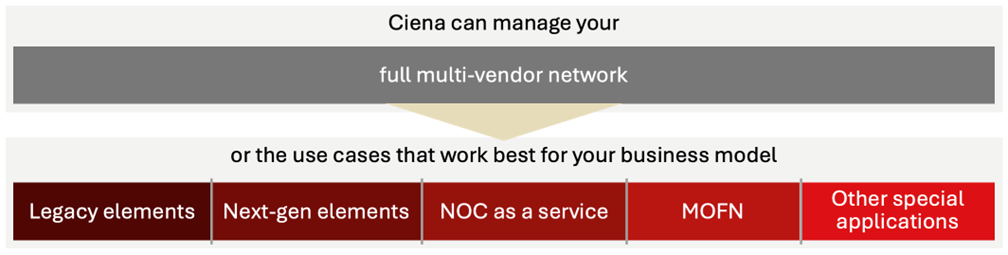 Managed Services NOC use cases diagram