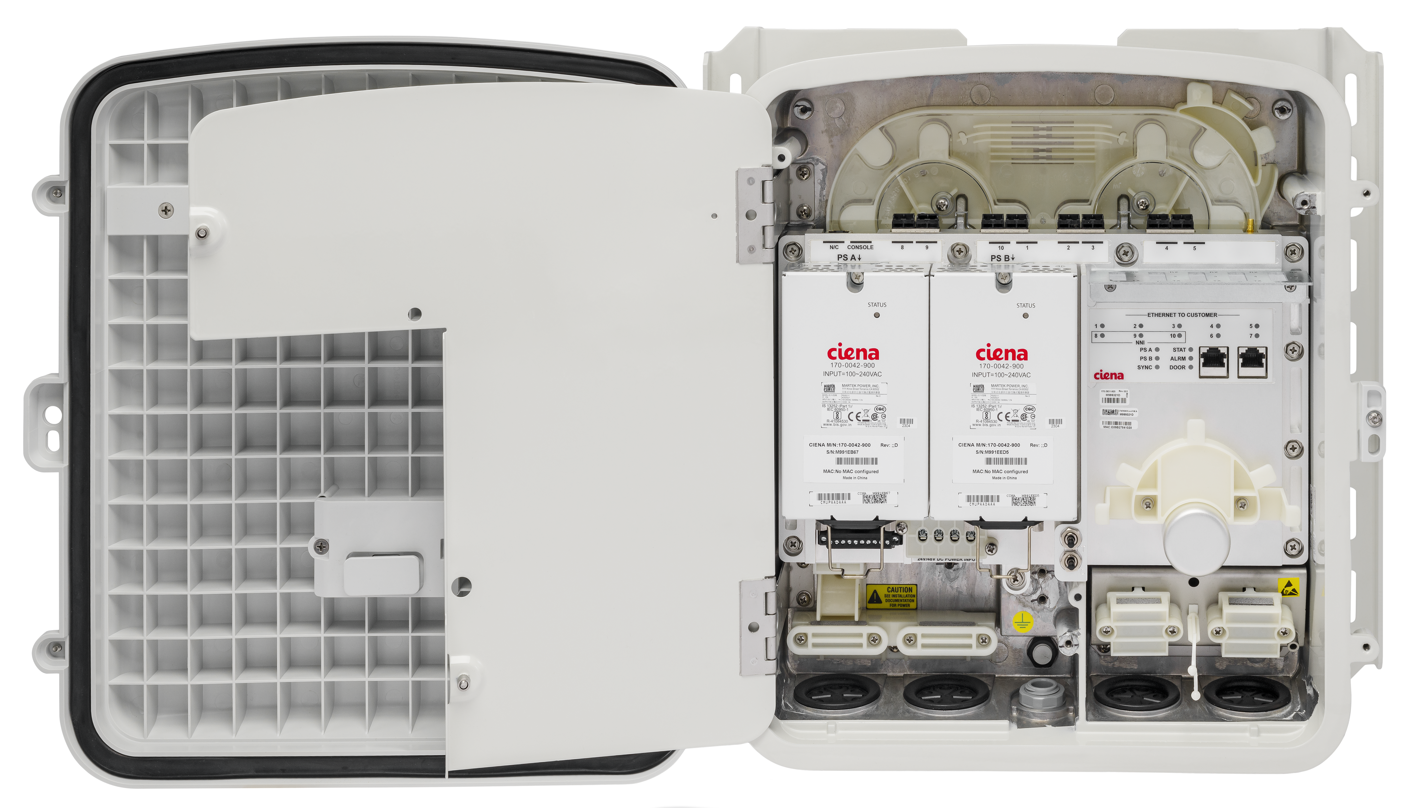 3931 weatherproof box open flat