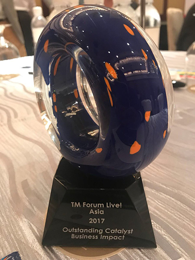 TM Forum Asia 2017 award