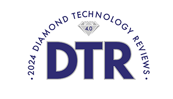 The logo for the diamon technolog reviews awards