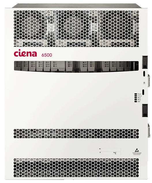 Product image of Ciena's 6500 with the door on.