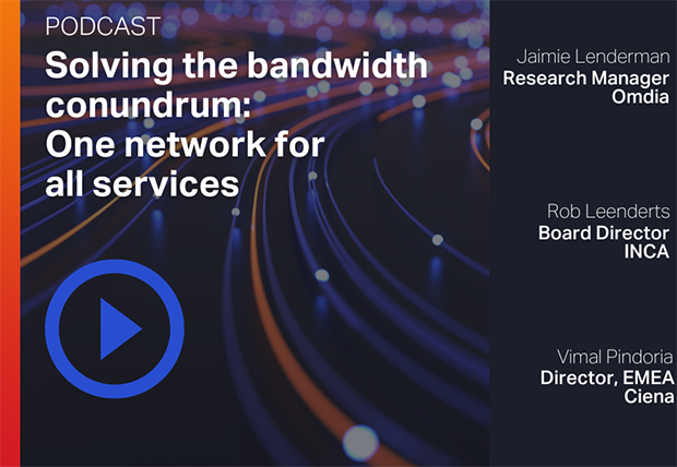 Listing image for the 55th podcast Solving the bandwidth conundrum: One network for all services