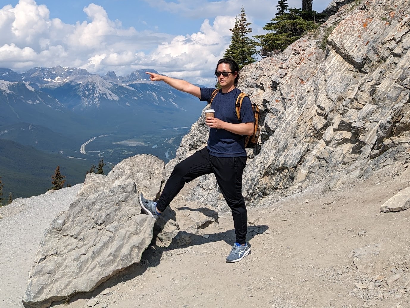 Ryan standing on a mountain 