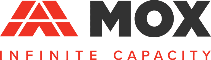 the logo for the company Mox