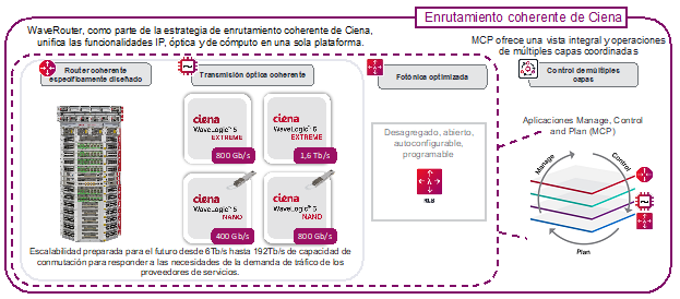 Ciena's Coherent Routing with WaveRouter